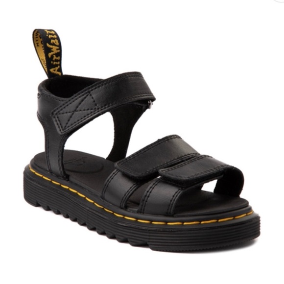 Dr Martens Black Klaire J sandals size 1 - Picture 1 of 5